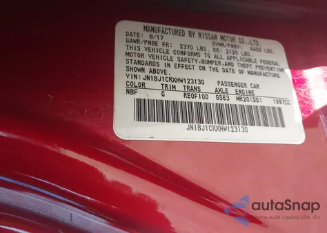 2017 Nissan Rogue Sport Sv from USA, damaged, VIN JN1BJ1CRXHW123130